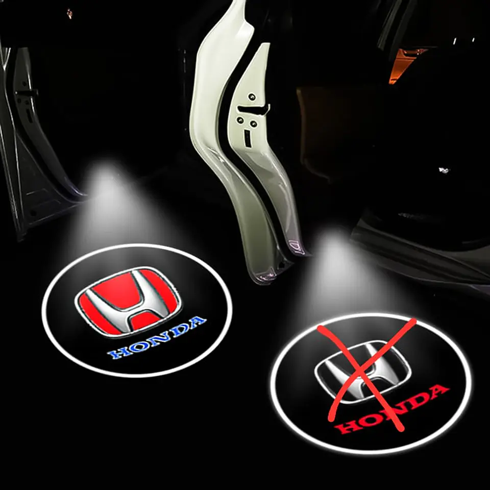X2 luces LED cortesía puertas - a bateria Honda 3