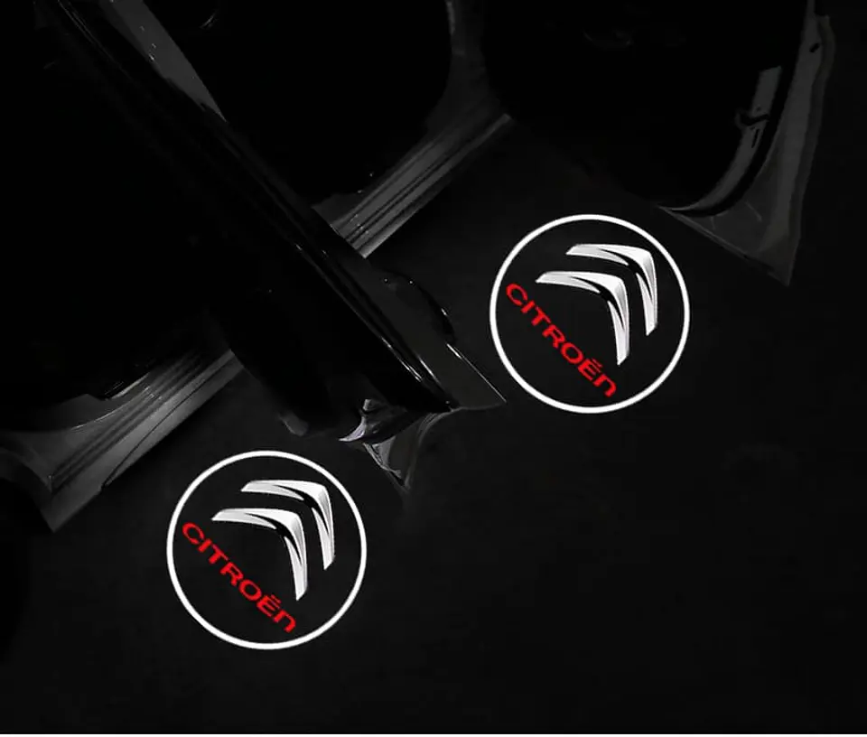 X2 luces LED cortesía puertas (a batería triple A) - Citroen 5