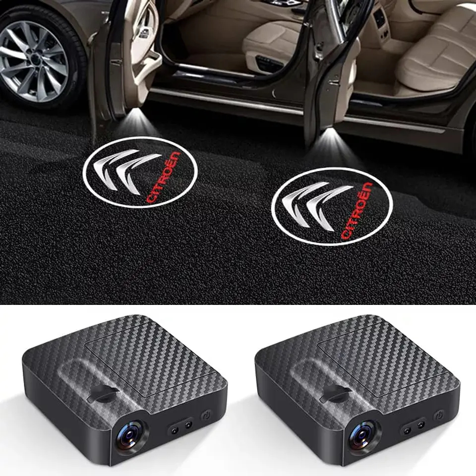 X2 luces LED cortesía puertas (a batería triple A) - Citroen 7
