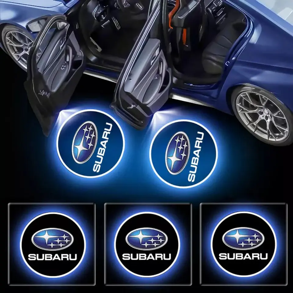 X2 luces LED cortesía puertas - a bateria Subaru 1