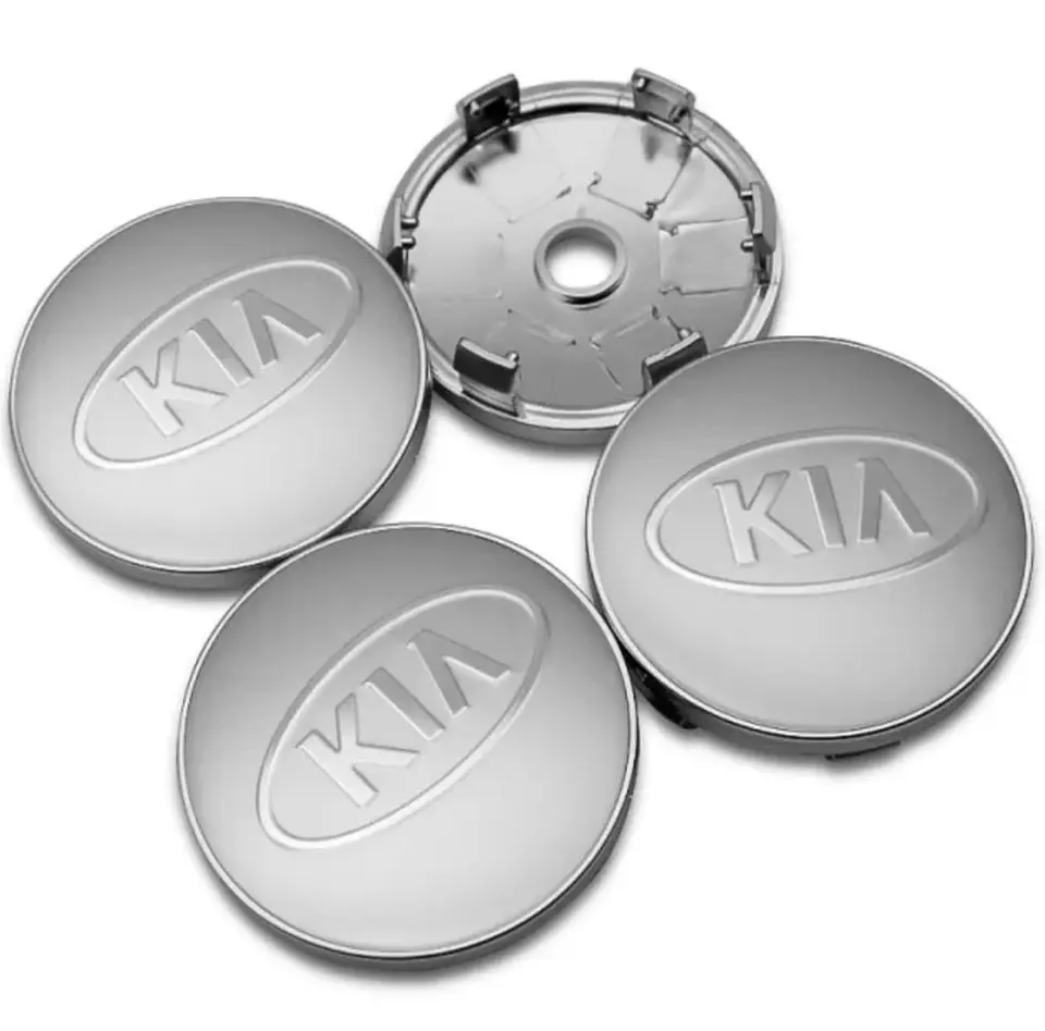 Set X4 Tapa centro de Llantas de autos kia 3