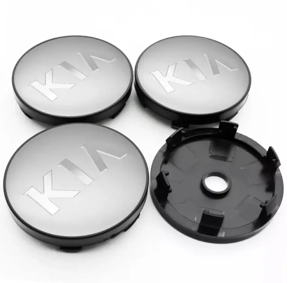 Set X4 Tapa centro de Llantas de autos kia 6