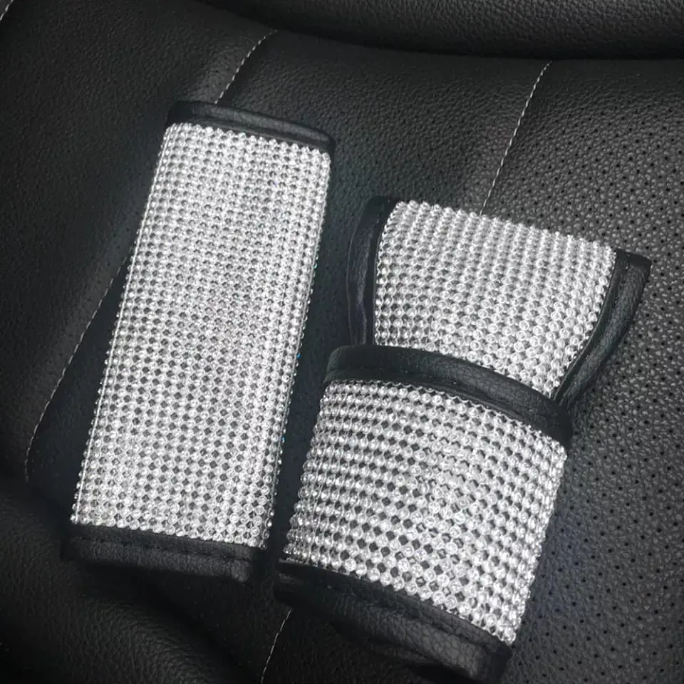 Set funda cubre Perilla de cambios y funda De palanca freno de mano 4