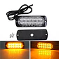 Barra de Luz LED estroboscópica de emergencia para autos amarilla - Miniatura 1