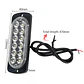 Barra de Luz LED estroboscópica de emergencia para autos amarilla - Miniatura 5