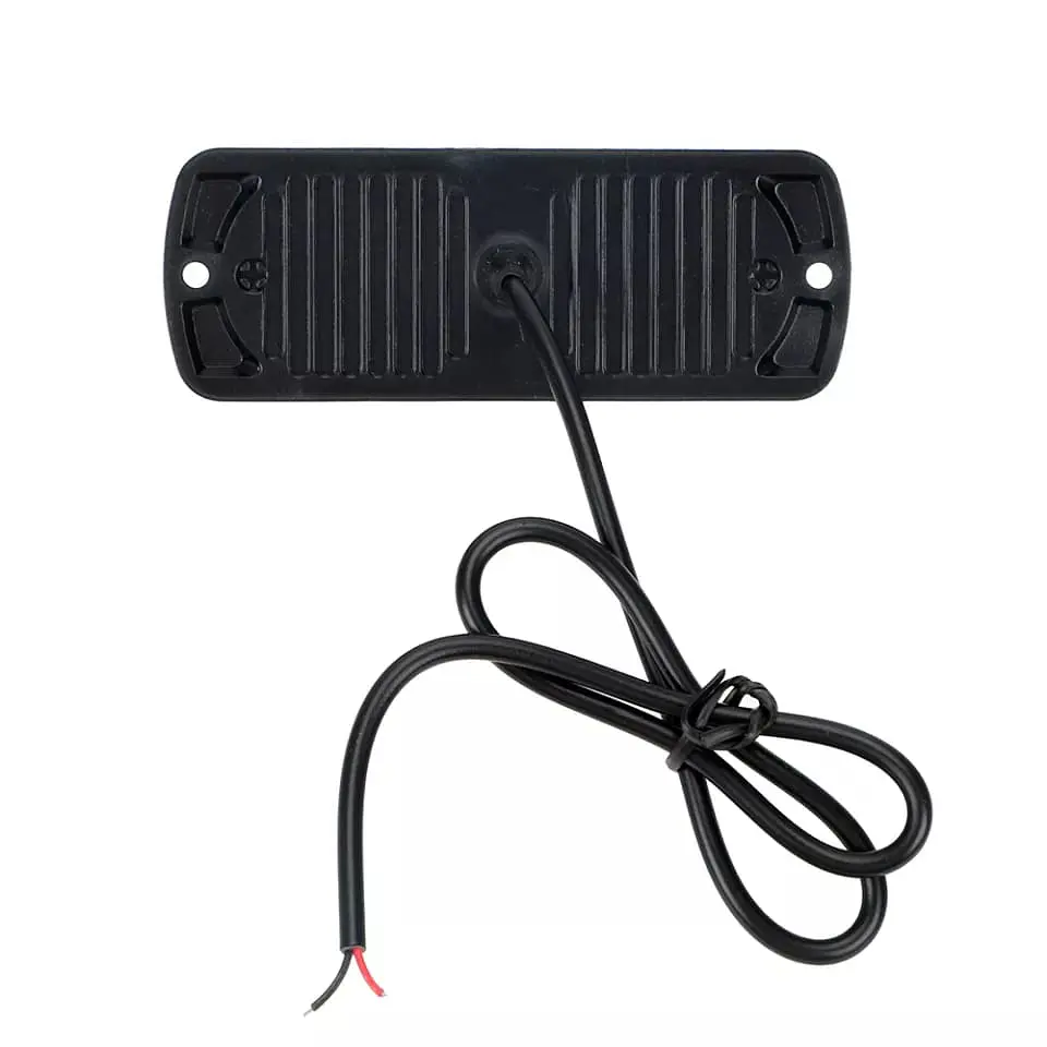 Barra de Luz LED estroboscópica de emergencia para autos amarilla 11