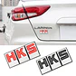 Emblema pegatina adhesivo metálico modelo HKS para autos - Miniatura 1