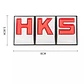 Emblema pegatina adhesivo metálico modelo HKS para autos - Miniatura 2