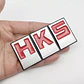 Emblema pegatina adhesivo metálico modelo HKS para autos - Miniatura 5
