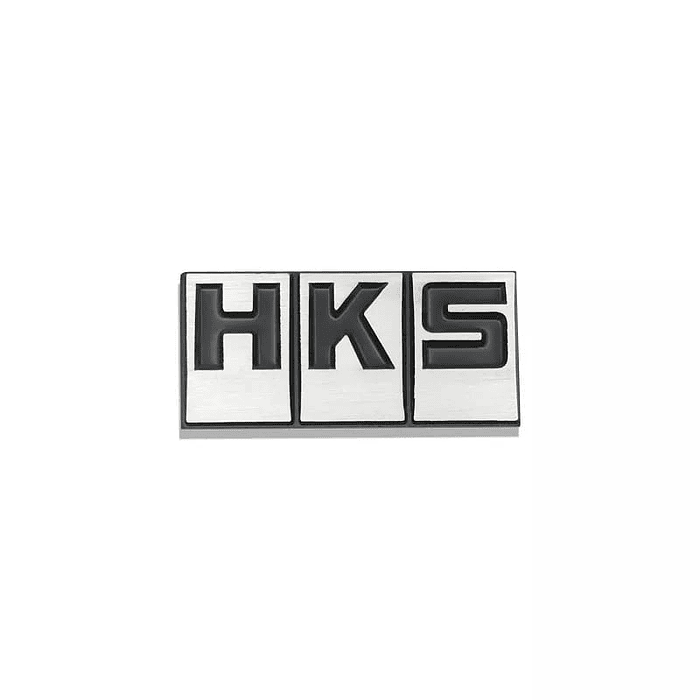Emblema pegatina adhesivo metálico modelo HKS para autos camionetas SUV universal tunning  6