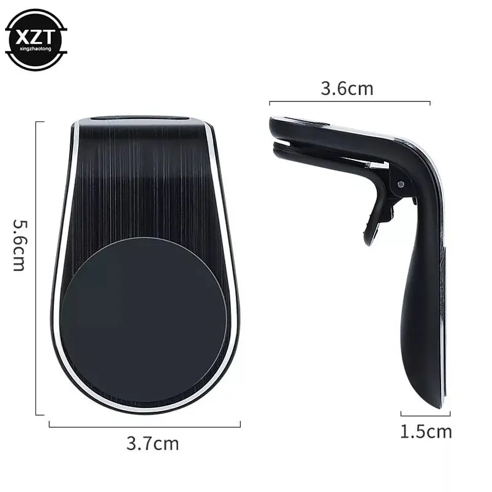 Soporte para Celular Smartphone Magnético con clip para rejilla 5