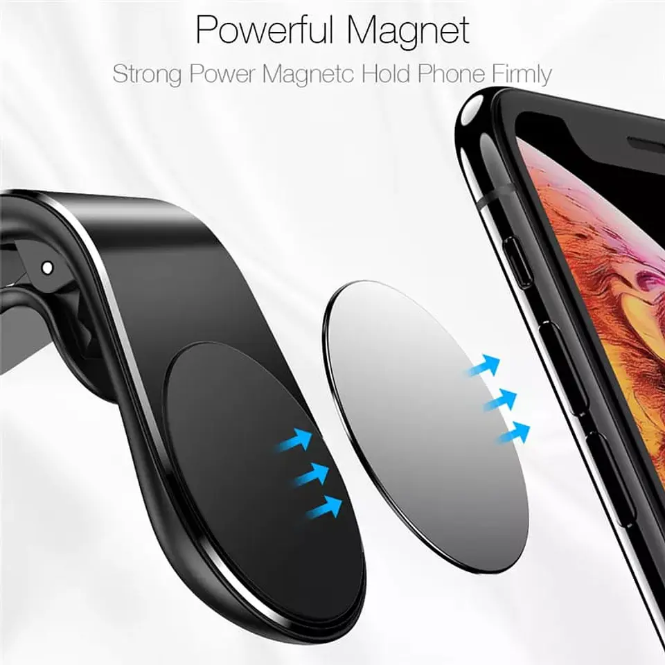 Soporte para Celular Smartphone Magnético con clip para rejilla 8