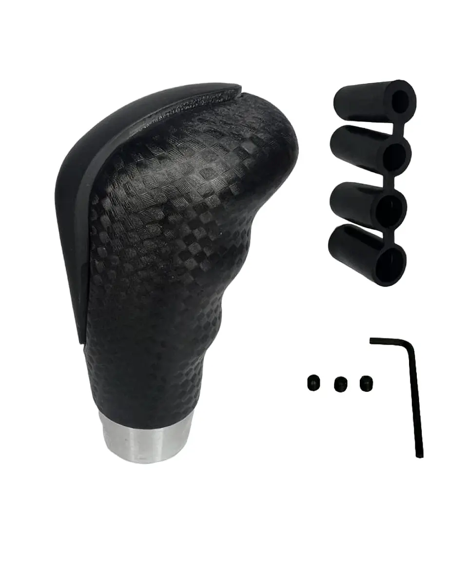 Pomo perilla palanca de cambios tipo fibra de carbono 8
