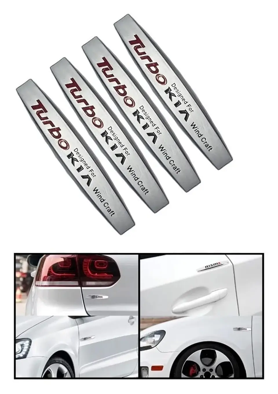 Set Tope de puerta tope de retrovisor tope parachoques Kia Metalico 8