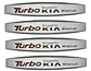 Set Tope de puerta tope de retrovisor tope parachoques Kia Metalico - thumbnail 9