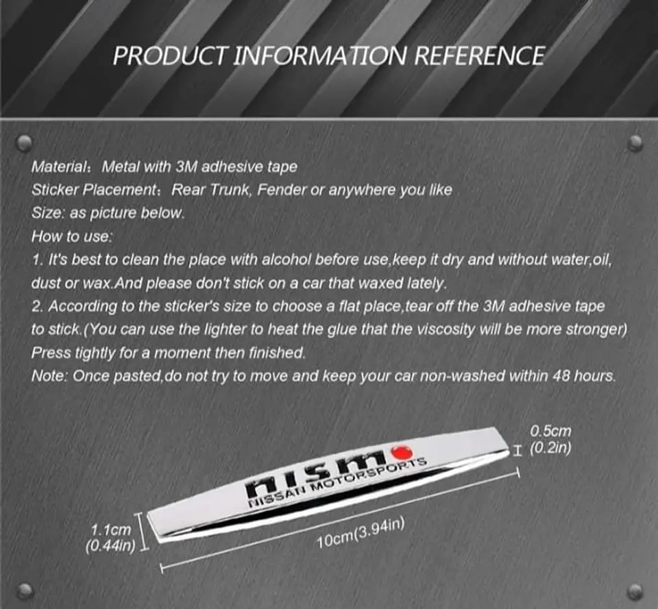 Set Tope - puerta tope retrovisor, tope de parachoques Nissan nismo 9
