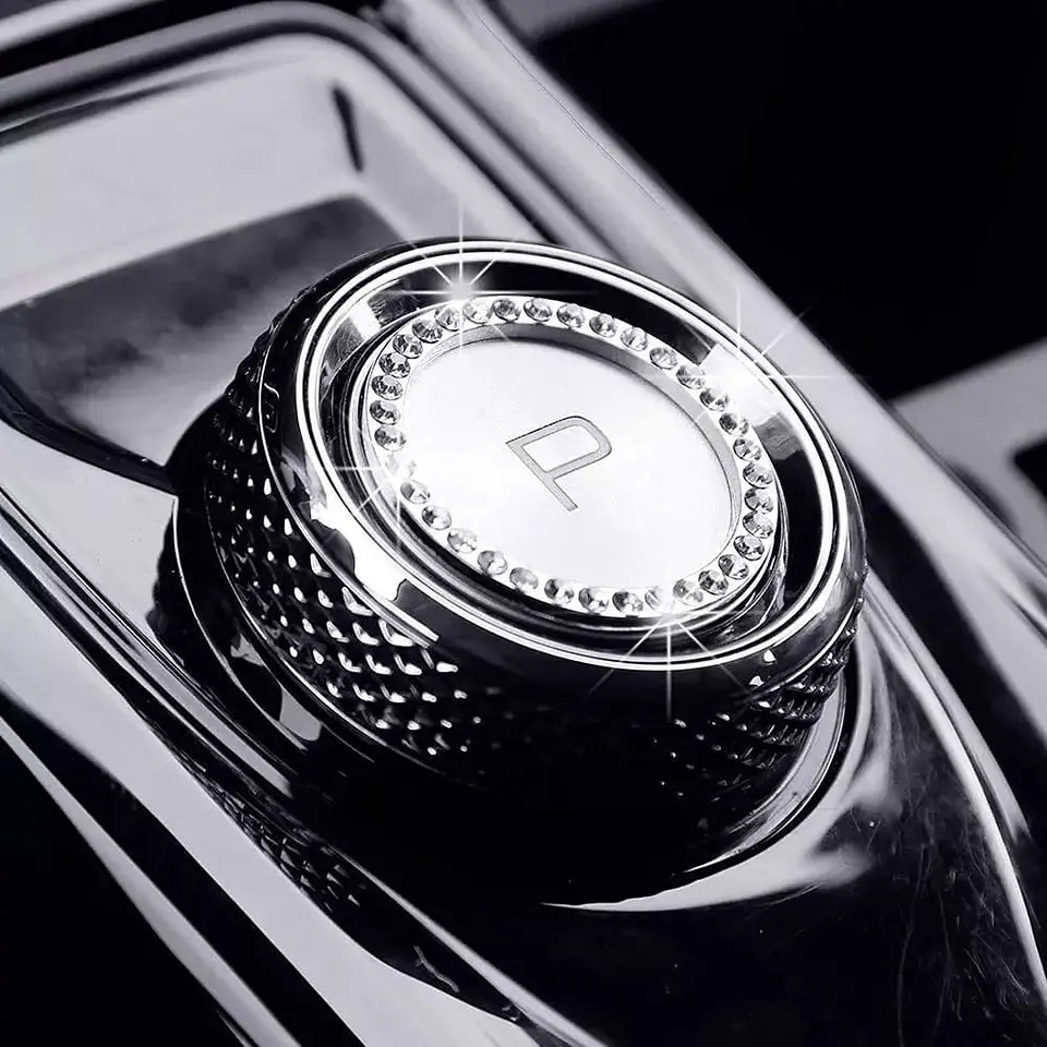 Anillo decorativo de diamantes de imitación para autos y SUV 12