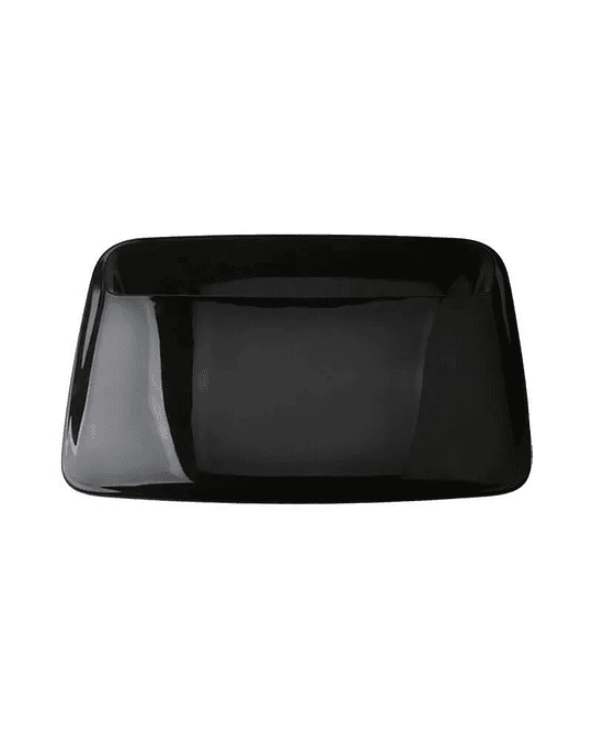 Toma de flujo de aire para capot de autos decorativa tunning negro brillante con adhesivo medida 34.5 x 51 cm 
