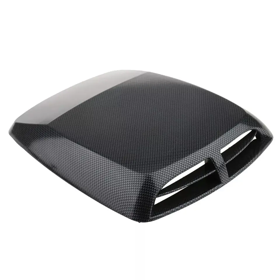 Toma de flujo de aire para capot de autos decorativa tunning Carbono 13