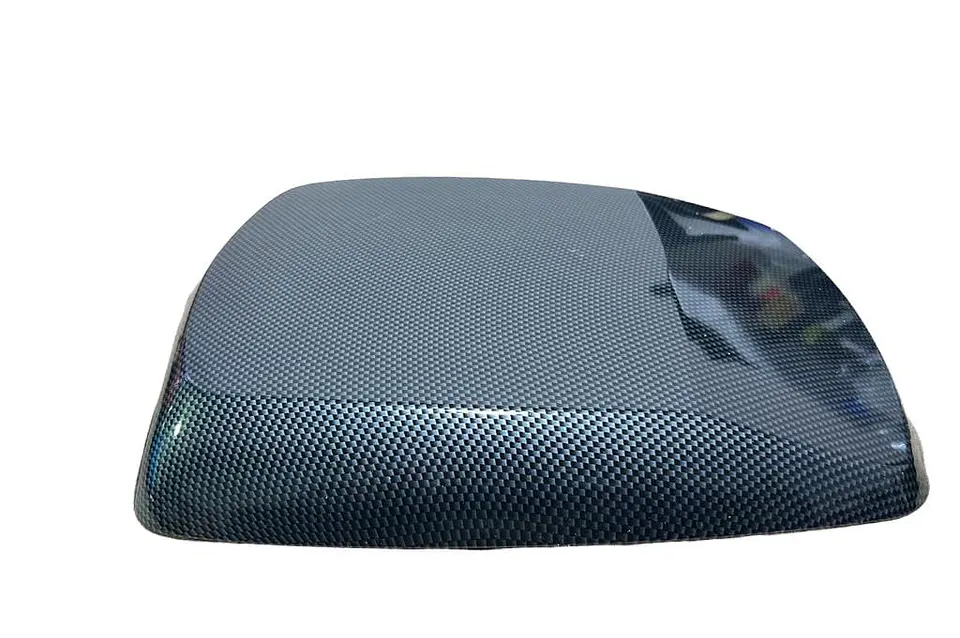 Toma de flujo de aire para capot de autos decorativa tunning Carbono 16