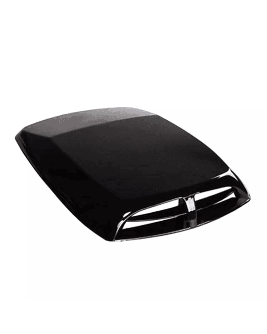 Toma de flujo de aire para capot de autos decorativa tunning negro brillante con adhesivo medida 24.7x 33 cm 