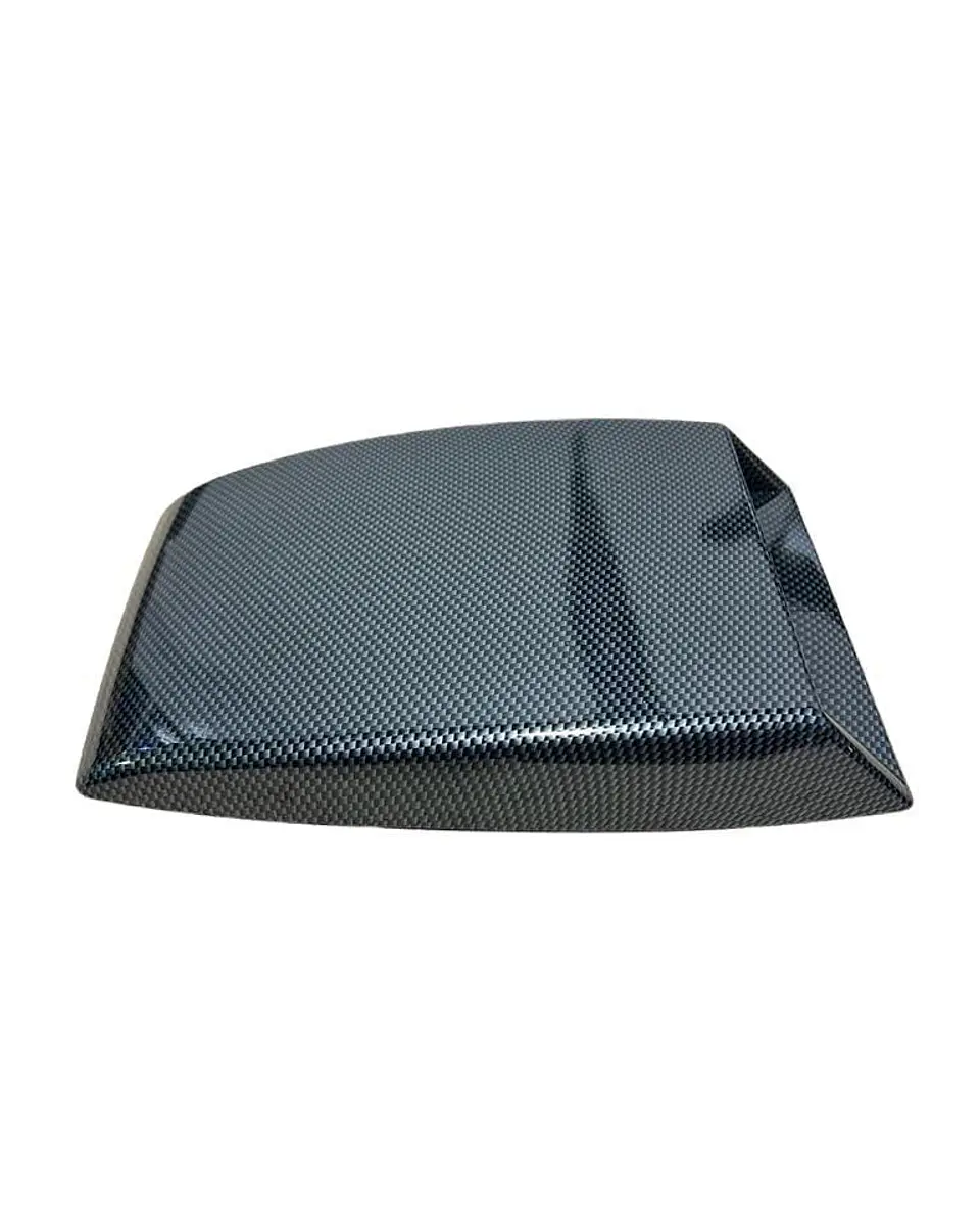 Toma flujo de aire capot decorativa fibra carbono 17x25.5cm 8