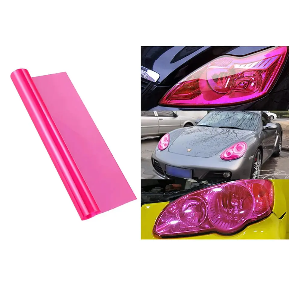 Vinilo adhesivo decorativo tunnig para focos de autos 1mtr x 30cm 15
