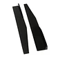 2 uds - faldón lateral 74,5 cm negro brillante divisores de cohete - Miniatura 4