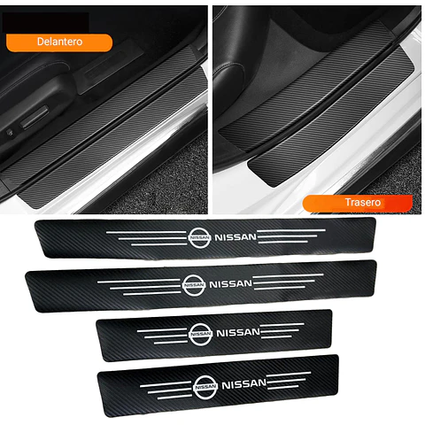 Set De 4 zócalos Para Las Cuatro Puertas del auto Nissan
