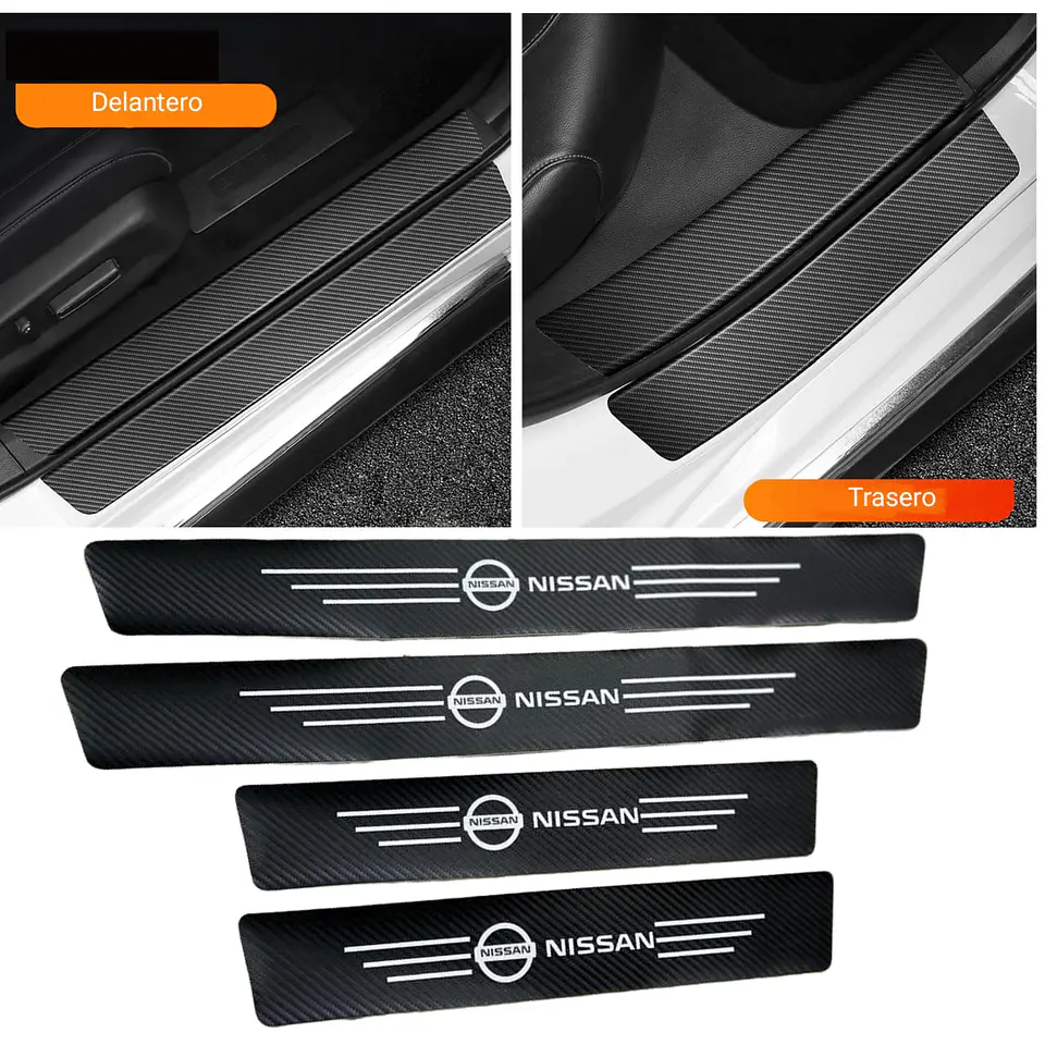 Set De 4 zócalos Para Las Cuatro Puertas del auto Nissan 1