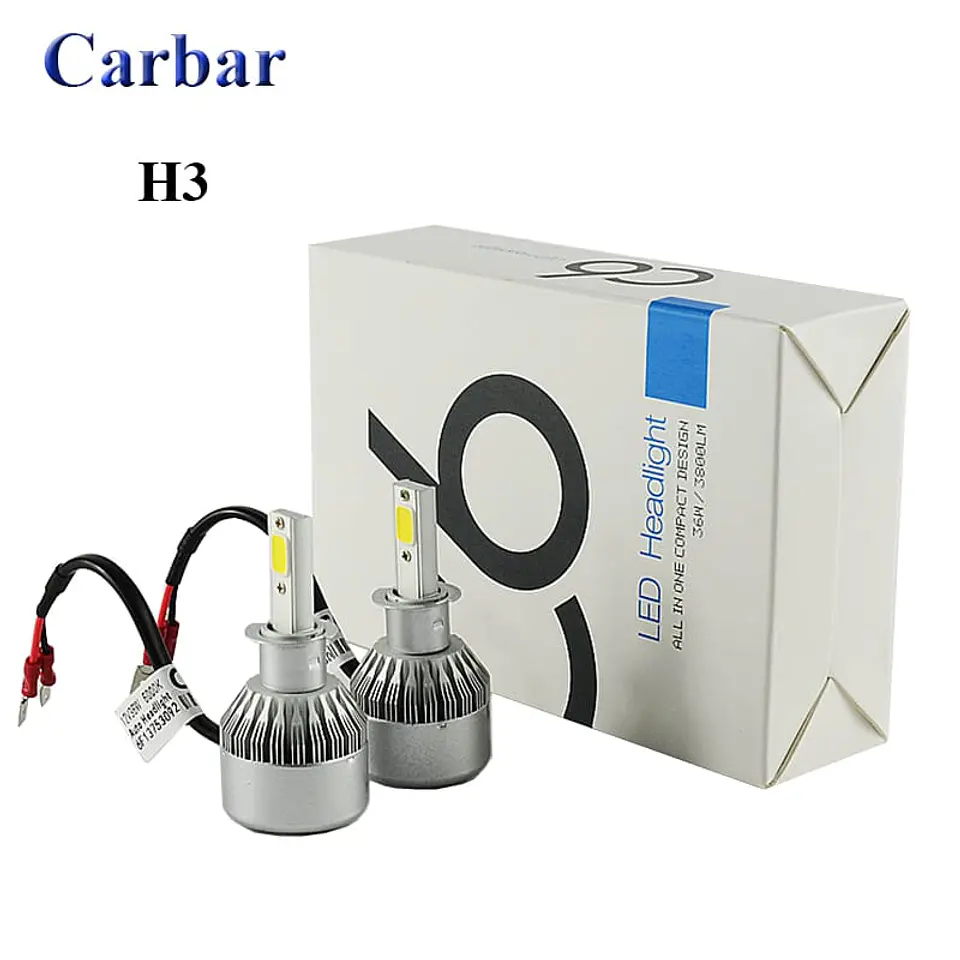 Ampolletas Turboled 7600lm 72watt modelos H3 3