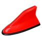 Antena aleta de tiburón Con Base Negra tunning ROJO - Miniatura 2