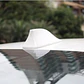 Antena aleta de tiburón Autos / Suv Blanco - Miniatura 3