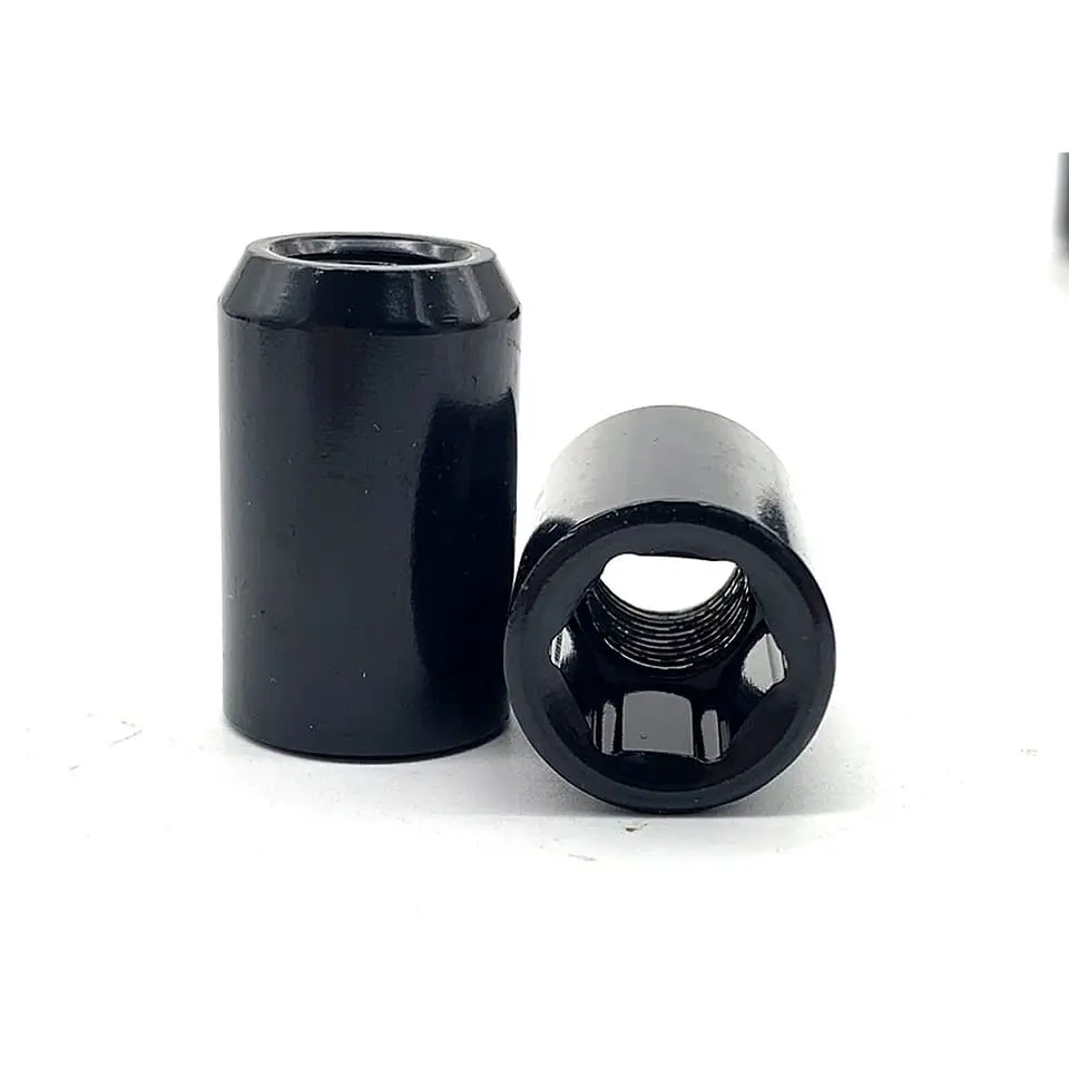 Set tuercas de seguridad 16 piezas 32mm - Negro 2