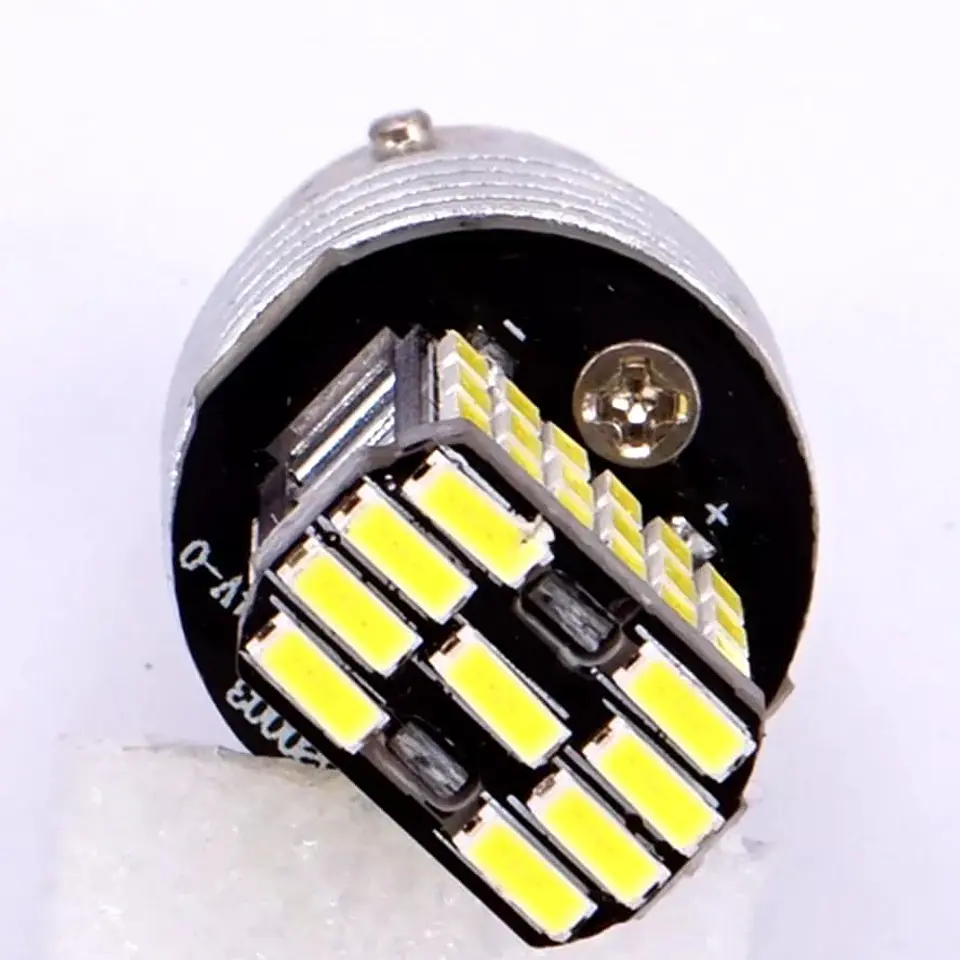 Par ampolletas LED doble contacto BAY15D 1157, 1020Lm freno 4