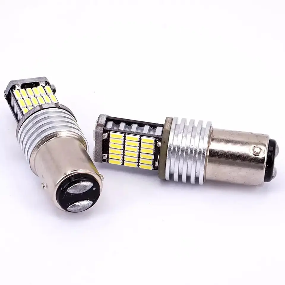 Par ampolletas LED doble contacto BAY15D 1157, 1020Lm freno 6