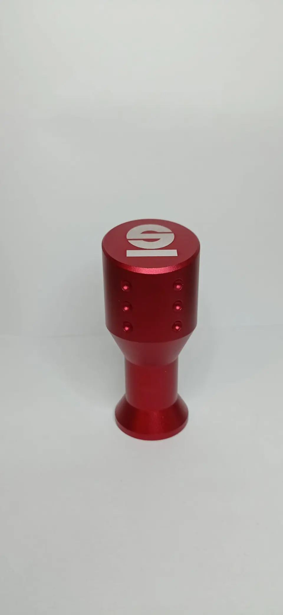 Pomo perilla cabeza plana Sparco, con adaptadores - Roja 1