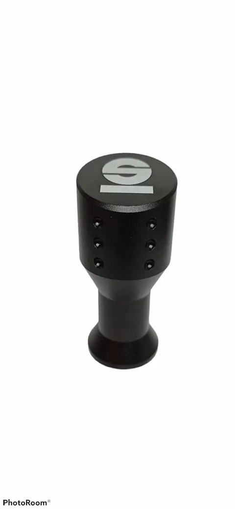 Pomo perilla cabeza plana de palanca de cambios tunning Sparco negro