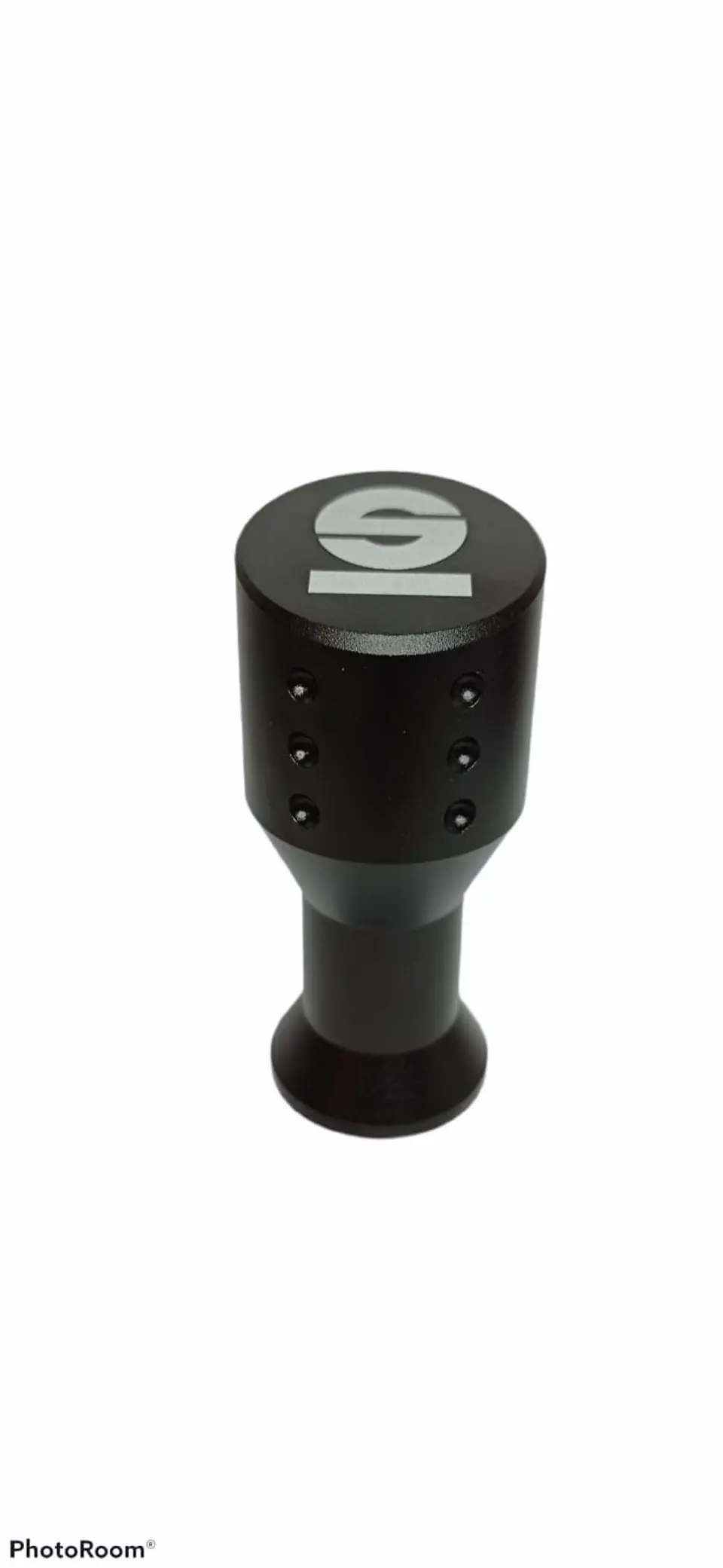 Pomo perilla cabeza plana de palanca de cambios tunning Sparco negro 1