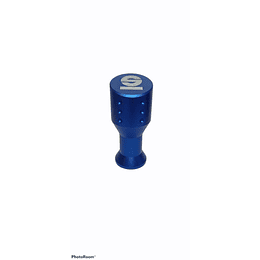 Pomo perilla cabeza plana de palanca de cambios tunning Sparco universal con adaptadores para todo tipo de palancas azul