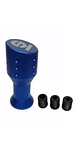 Pomo perilla cabeza plana Sparco, con adaptadores - Azul - Miniatura 2
