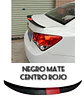 Lip Alerón maletero tunning plástico - Negro Mate/Rojo - Miniatura 6