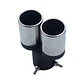 Cola de escape decorativa tunning acero inoxidable, universal - Doble - Miniatura 6