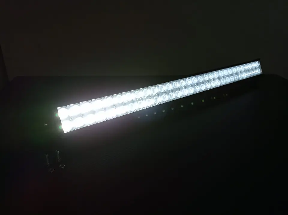 Barra Led Recta 240w 80 Led Neblineros 4x4 Camioneta, autos medidas 1