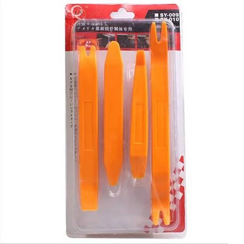 Kit de 4 Herramientas para Desmontaje de Molduras y Paneles de Auto