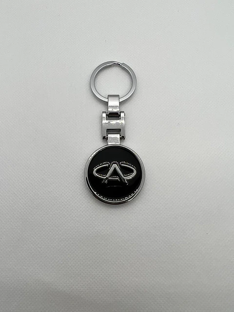 Llaveros de marcas de auto metal cromado con logo Chery