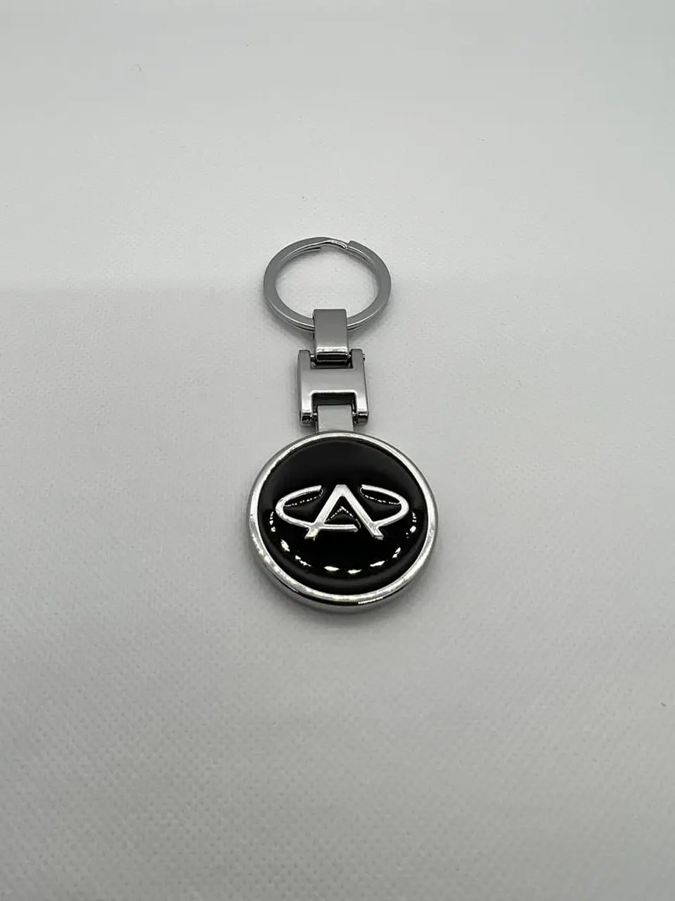 Llaveros de marcas de auto metal cromado con logo Chery 5
