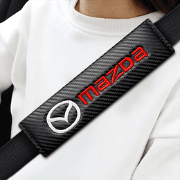Cubre cinturón de seguridad de autos, almohadillas protectoras Mazda