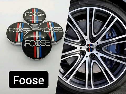 Set X4 Tapa centro de Llantas de autos Foose