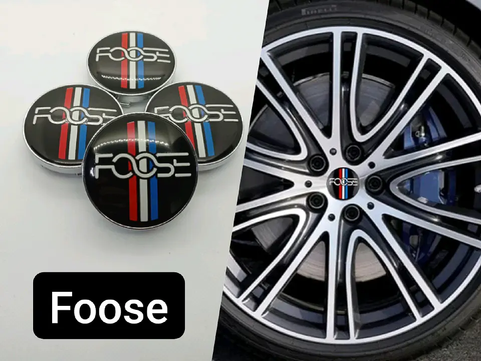 Set X4 Tapa centro de Llantas de autos Foose 1